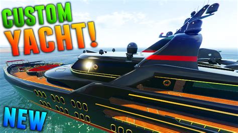 Gta Online Million Custom Yacht Gameplay Gta Dlc Super Yacht