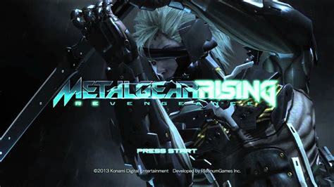 Metal Gear Rising Revengence Title Screen Xbox 360 Ps3 Pc Youtube