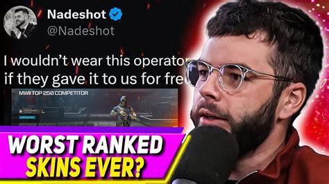 Nadeshot HATES CoD Ranked Skins And He S RIGHT YouTube