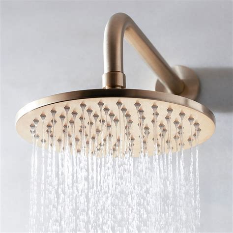 Crosswater Mpro Brushed Brass Shower Head Pro300f Ceiling Mounted