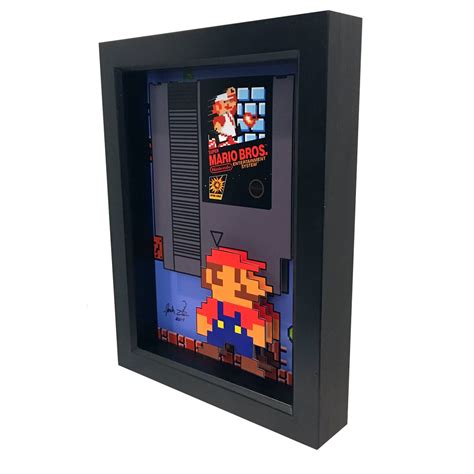 Super Mario Bros Nintendo 8 Bit 3D Art Video Game Art Nintendo - Etsy