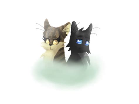 LeafPool and CrowFeather fanart|Mimikyu007 by Mimikyu007 on DeviantArt