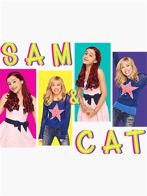 Sam And Cat Sticker For Sale By Lisawilson43 Redbubble