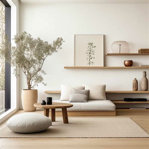 pin  thirsa japandi interior japandi style living room japandi