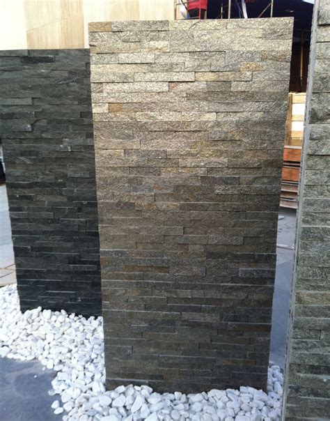 Culture Stone Decoration Stones Grey Quartzite Stacked Stone Veneer