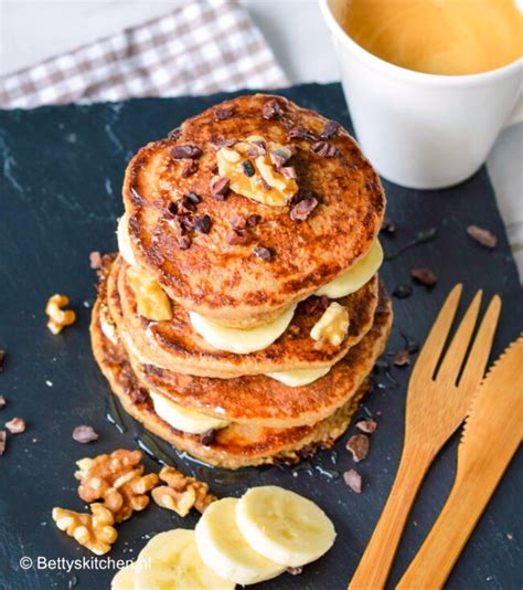 Gezonde Havermout Pancakes Recept Betty S Kitchen