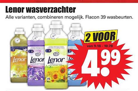 Lenor Wasverzachter Aanbieding Bij Dirk 1Folders Nl