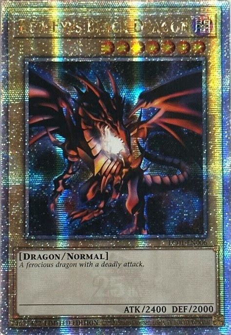 Red Eyes Black Dragon Quarter Century Secret Rare Legendary