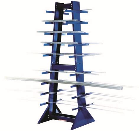 Vestil Dshz 4 Double Sided Horizontal Bar Rack For Sale