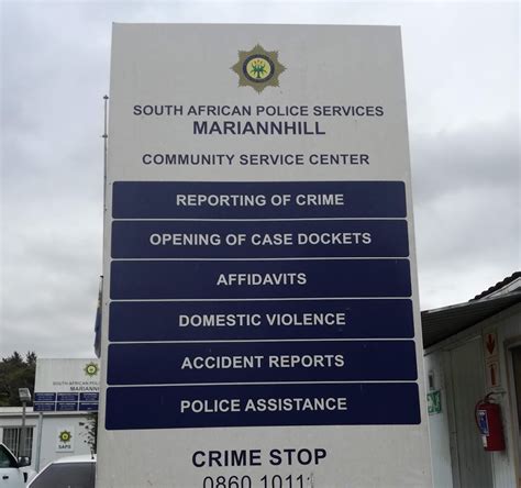 Saps Mariannhill Police Station Business In Ethekwini Portal