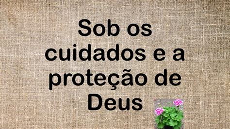 Sob A Proteção De Deus - A Mão da Vida: Sob os cuidados e a proteção de Deus