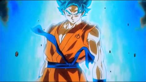 Goku Se Transforma En Super Saiyajin Dios Azul Hd Youtube