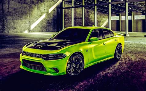 T L Charger Dodge Charger Srt Hellcat Parking Voitures Hdr