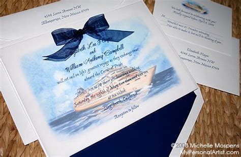 Cruise Ship Wedding Invitations