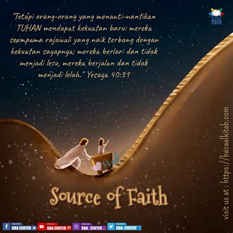 Source Of Faith Yesaya 40 31 Tb Gerakan Baca Alkitab