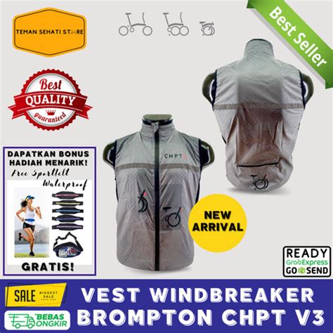 Jual Rompi Sepeda Lipat Brompton Brompton Windbreaker Vest Chpt3