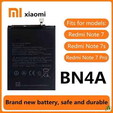 Xiaomi Bn A Battery For Original Redmi Note Note Pro Note S