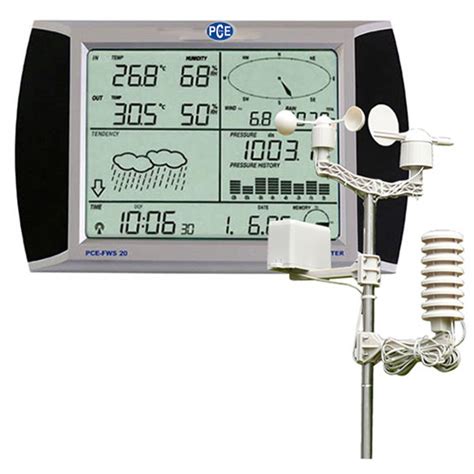 Pce Instruments Pce Fws 20 Pce Fws 20 Temperature Meter Station Jual