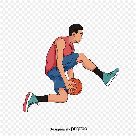 Cartoon Basketball Player Clipart PNG Images, Cartoon Basketball ...