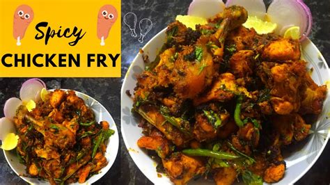 Spicy Chicken Fryquick Chicken Recipehome Cooking Youtube