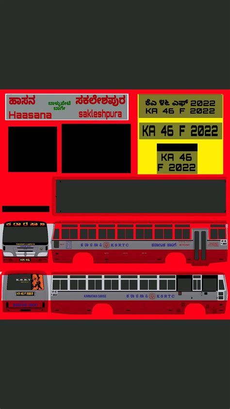 Kms Ksrtc Bus Livery For Bus Simulator Indonesia Artofit