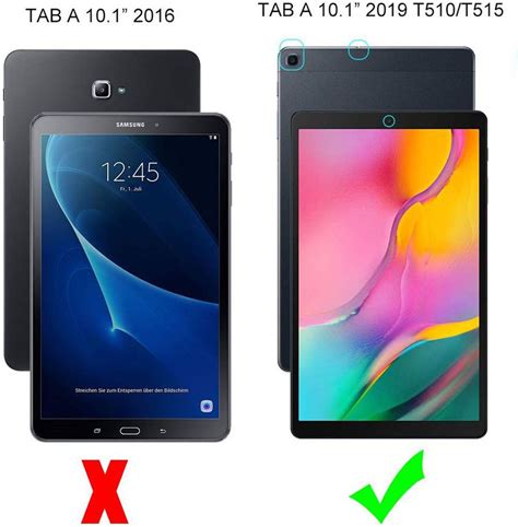 Samsung Galaxy Tab A 101 2019 Tri Fold Hoes Blauw Gsmpuntnl