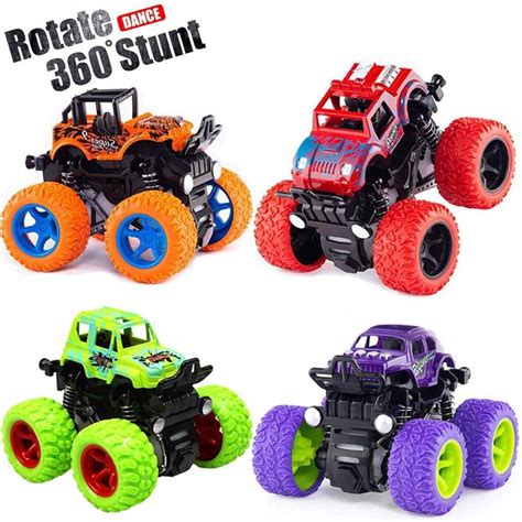 Four Wheel Drive Off Road Vehicle Toy Big Wheel Monster Truck Anti