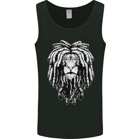 Un Rasta León Con Rastas Jamaica Reggae Hombre Camiseta sin Mangas eBay