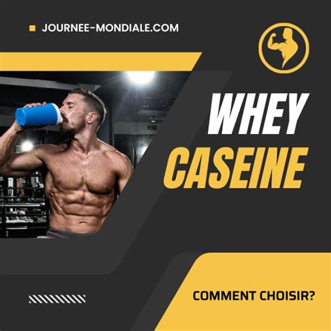 Cas Ine Ou Whey Pour Optimiser Votre Fitness