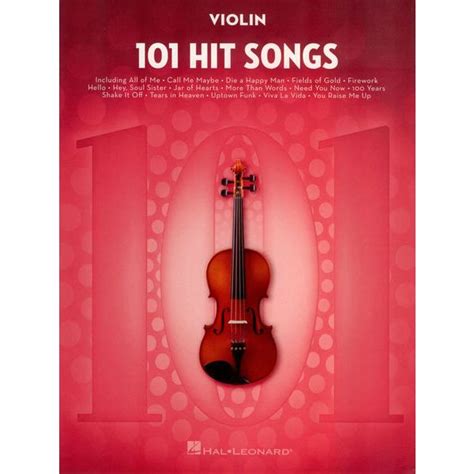 Hal Leonard 101 Hit Songs For Violin Thomann United States