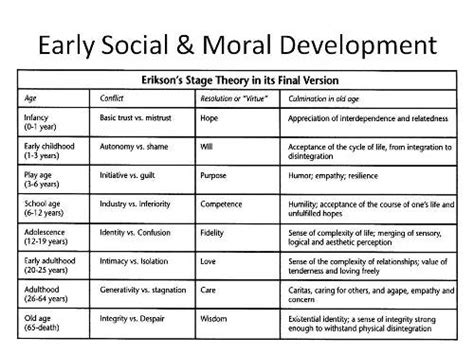 Role Of Theorists Human Development Matrix Jennifer Simmons