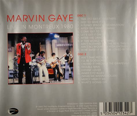 Marvin Gaye Live In Montreux 1980 2CD