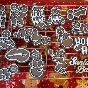 Naughty Gingerbread Ornaments Naughty Christmas Gingerbread Sex Cookie Ornament Etsy