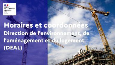 La direction de l'environnement, de l'aménagement et du logement (DEAL ...