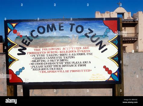 The Zuni Indians Of New Mexico Stock Photo Alamy