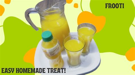 Mango Frooti Recipehow To Make Mango Frooti Recipe At Homerefresh Mango Juice Recipesummer