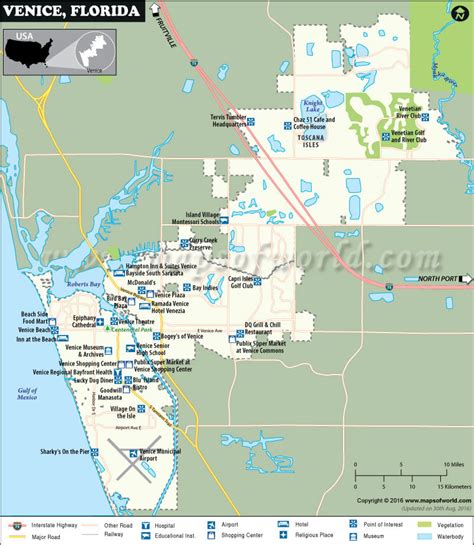 Venice Florida Map