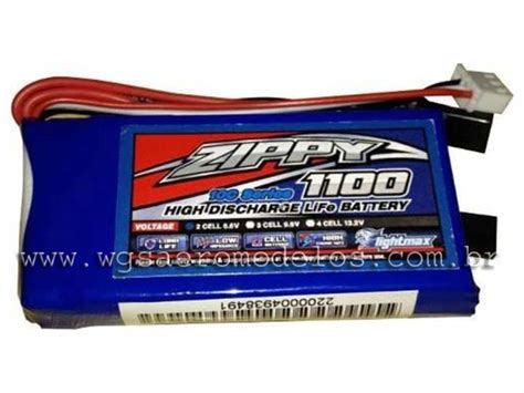 Bateria Life Zippy Para Receptor 1100mAh 6 6V 5C LiFePo4 WGS Aeromodelos