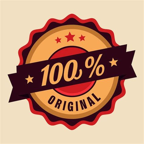 premium vector  gold  red label   original