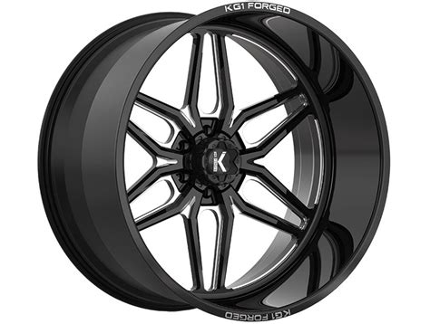 Kg1 Forged Milled Gloss Black Aristo Wheel Kg1 Kf002201050gm Realtruck