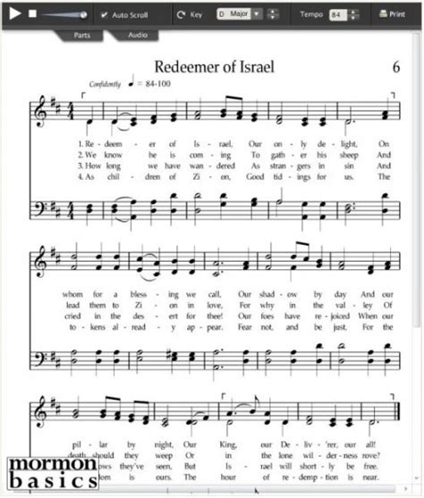 Hymns Explained 006 Redeemer Of Israel Mormon Basics