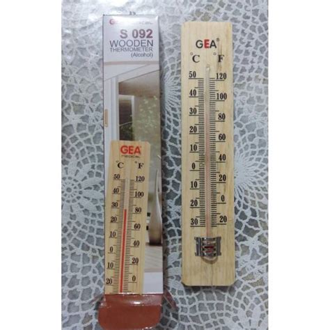 Jual Thermometer Kayu Gea Termometer Ruangan Gea Termometer Ruangan