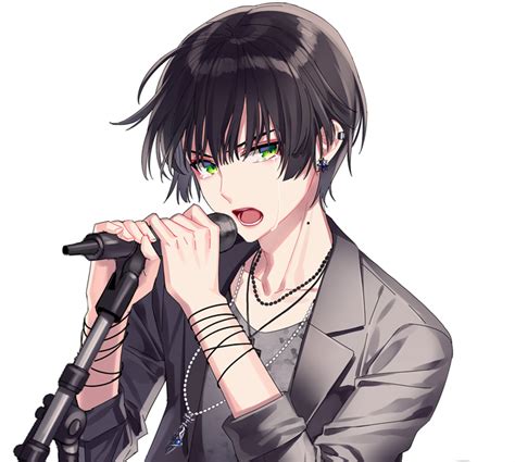 Anime Boy Singing