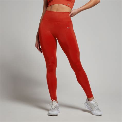 Mp Womens Tempo Seamless Leggings Copper Myprotein™