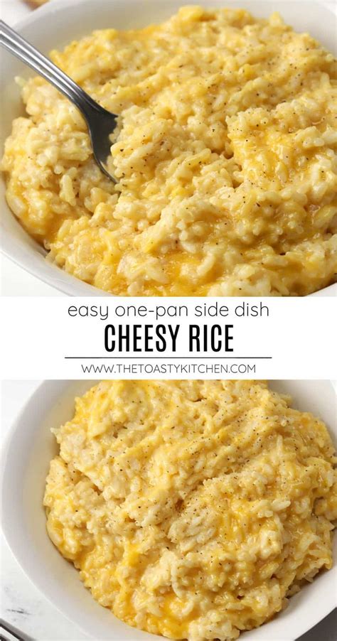 Cheesy Rice Recipe By The Toasty Kitchen Cheesy Rice Is A Comforting Creamy Side Dish That S