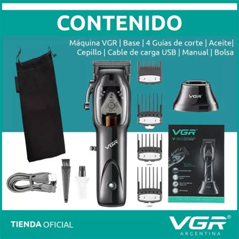 M Quina De Cortar Pelo Vgr V Recargable Profesional Usb Negro Vgr