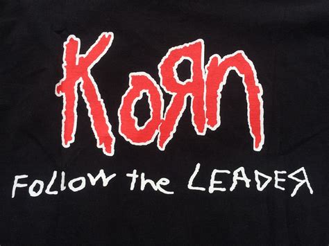 Korn Follow the Leader Album Promo T-shirt Heavy Metal Promo - Etsy