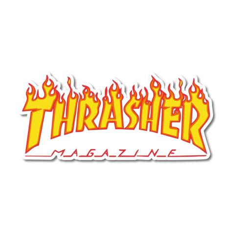 Thrasher Full Color Vinyl Decal – Custom Size – Sports Stickers USA