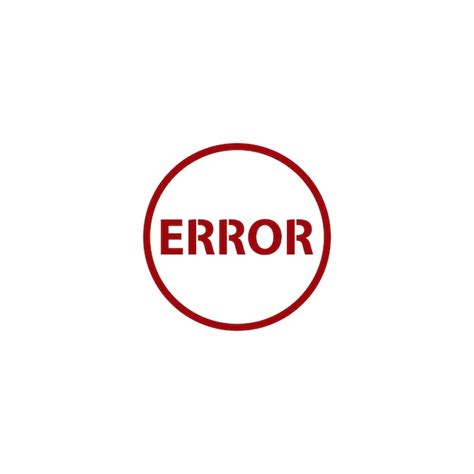 Premium Vector Error Icon Vector Design Templates