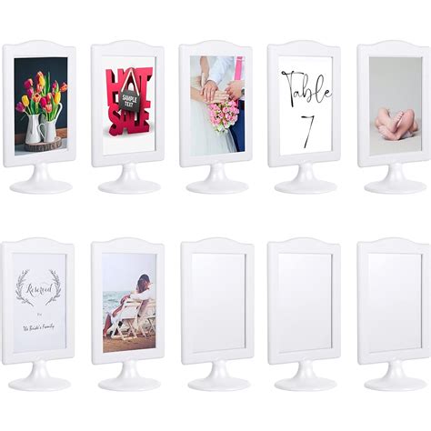 7mo Finance Myraculo Double Sided Standing Picture Frames 4x6 2 Side Frame Pedestal Picture